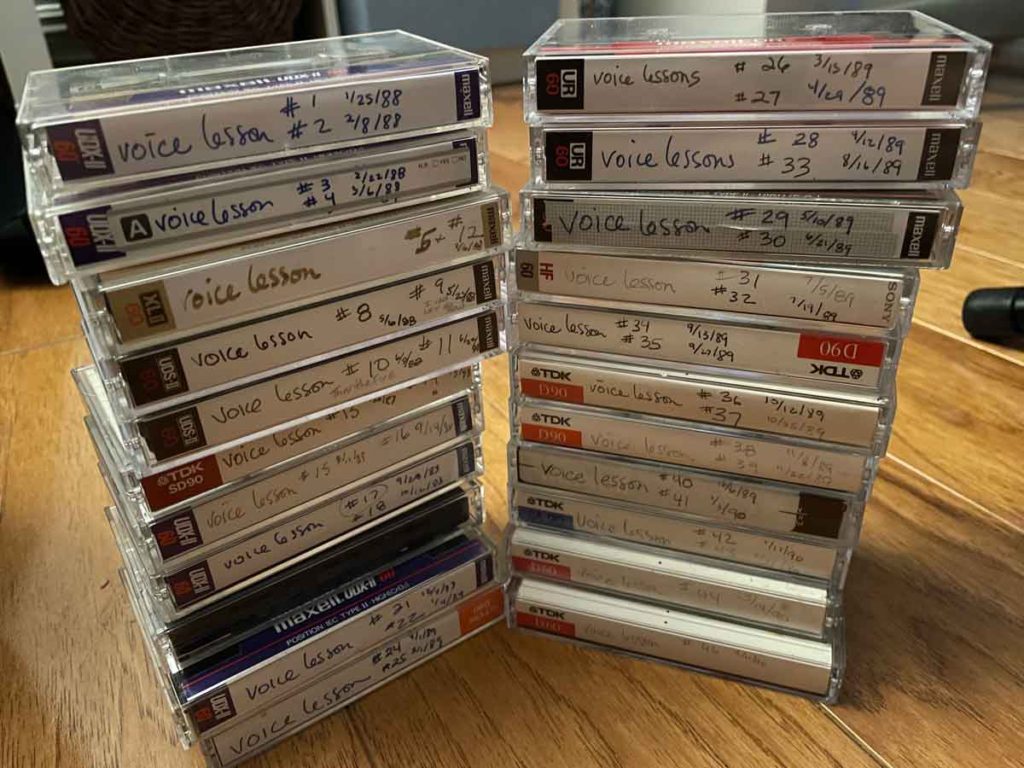 Robert Edwards Voice Lesson Cassettes