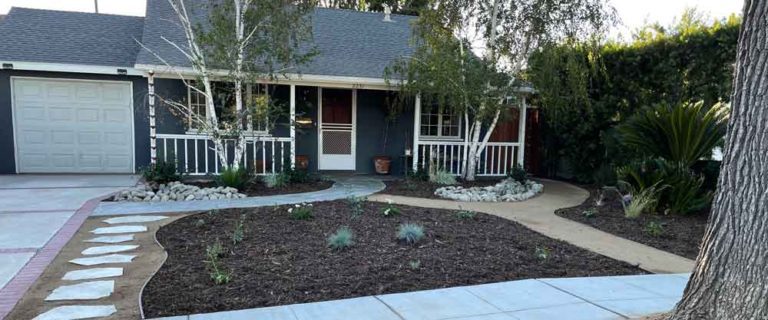 Completed native CA garden plan